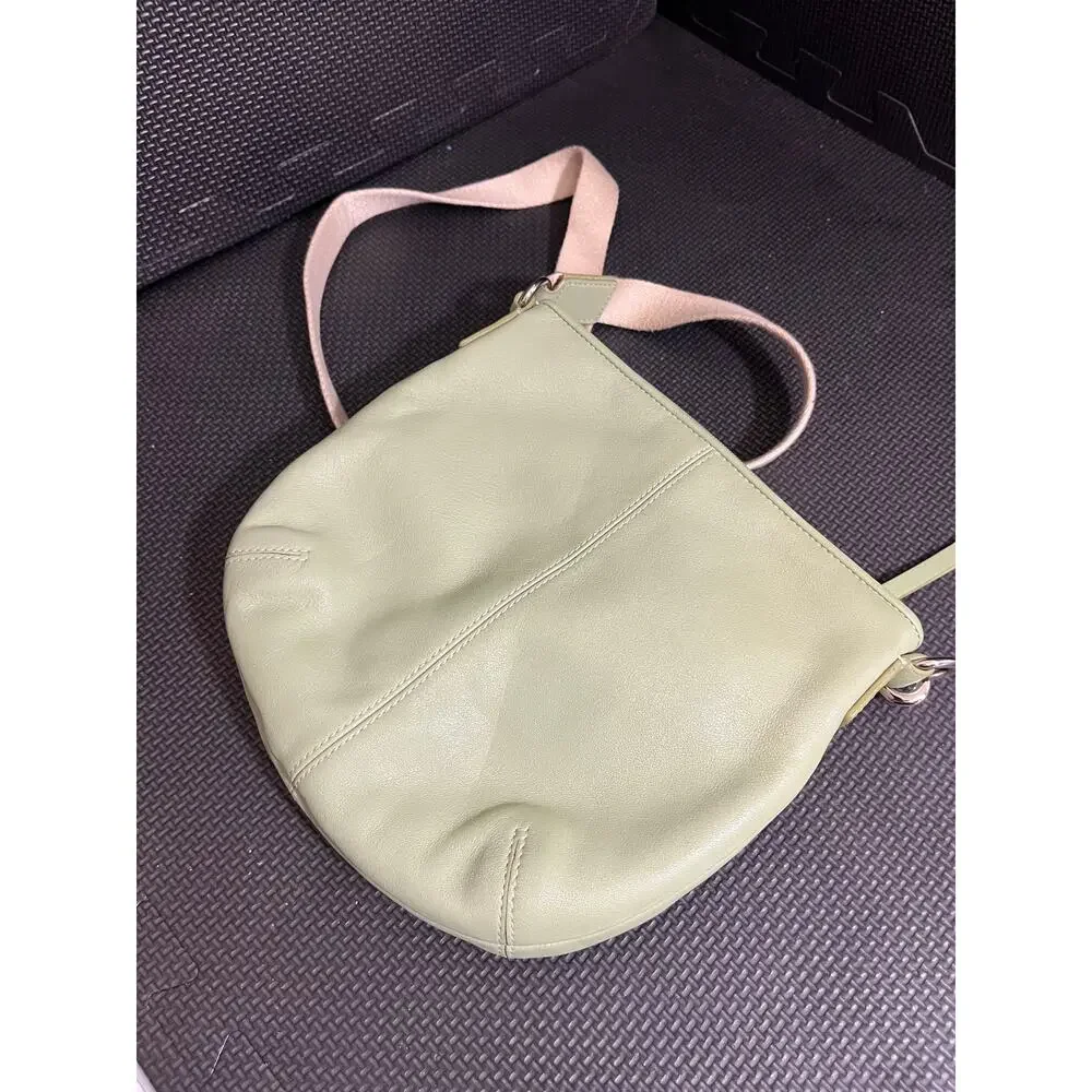 Coach Vintage‎ Soho Green Soft Pebbled Leather Mint Green Y2K Purse Handbag